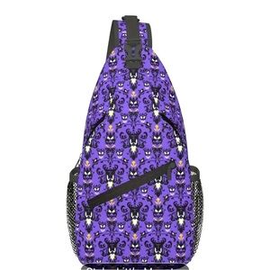 Disney haunted mansion All Over Print Face Slingbag​